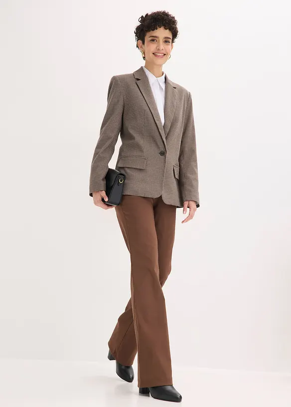 Pantaloni bootcut elasticizzati, bonprix