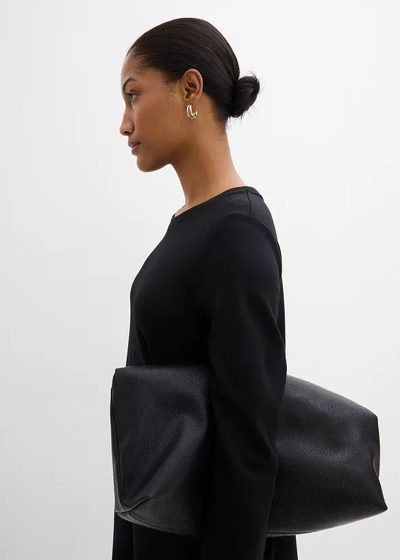 Abito svasato in maglina di misto viscosa, bonprix