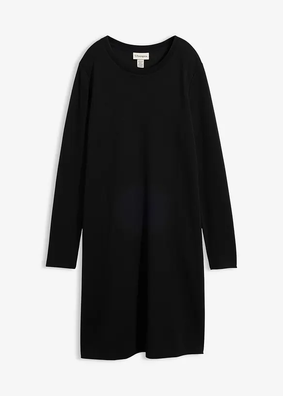 Abito svasato in maglina di misto viscosa, bonprix