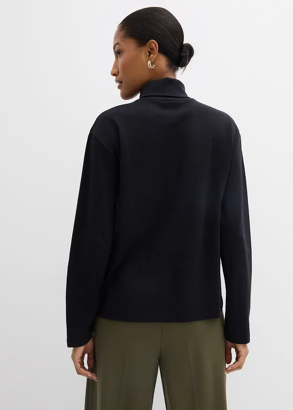 Maglia dolcevita in puro cotone biologico, bonprix