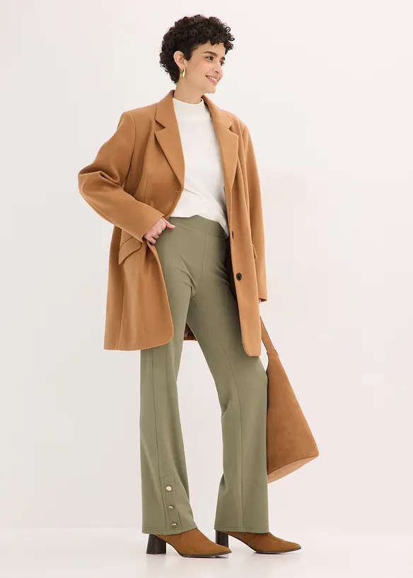 Pantaloni in jersey punto di Roma, bonprix