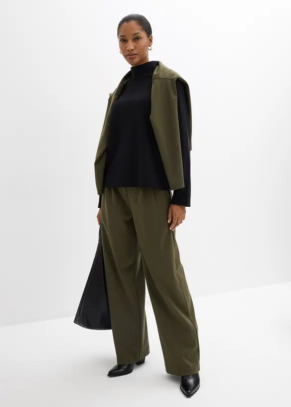 Maglia dolcevita in puro cotone biologico, bonprix