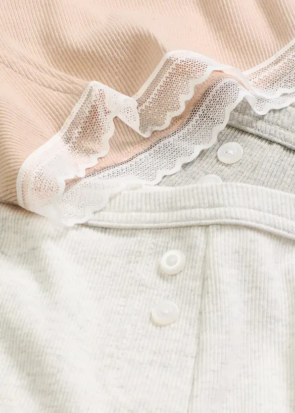 Boxer a coste con pizzo (pacco da 4), bonprix