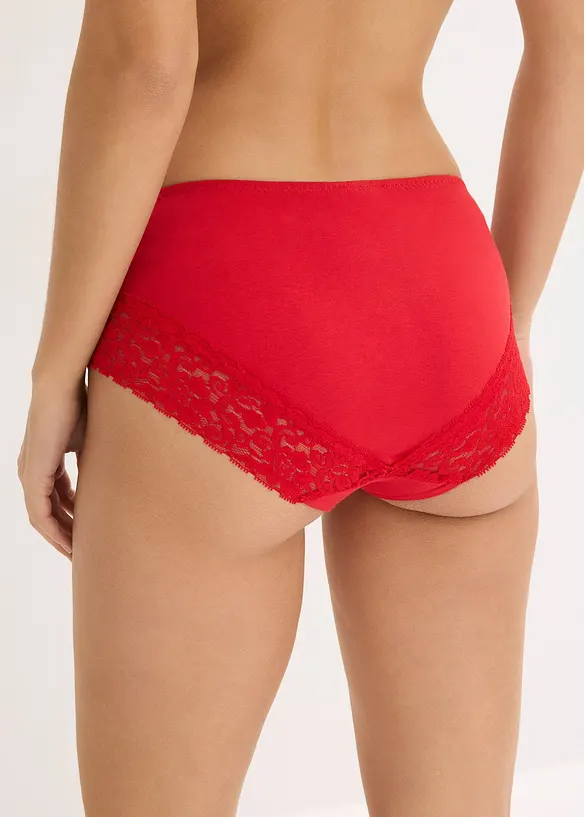 Panty con pizzo (pacco da 4), bonprix