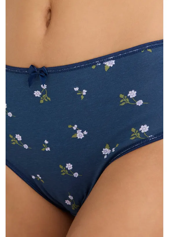 Slip alto con cotone morbido (pacco da 5), bonprix