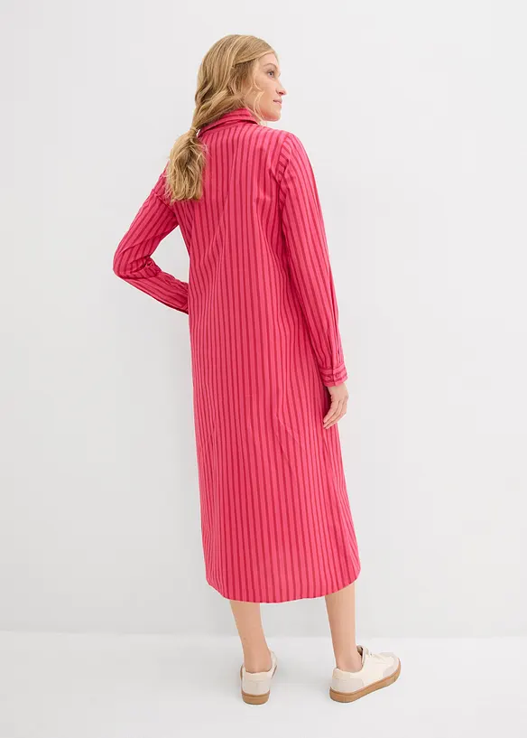 Abito in puro cotone con colletto, bonprix