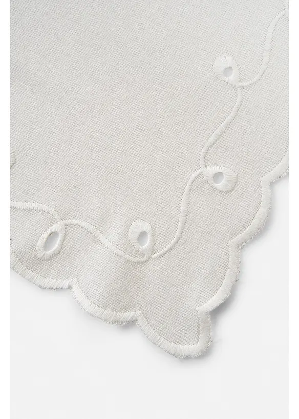 Tovagliette americane in cotone biologico con ricami (set 2 pezzi), bonprix