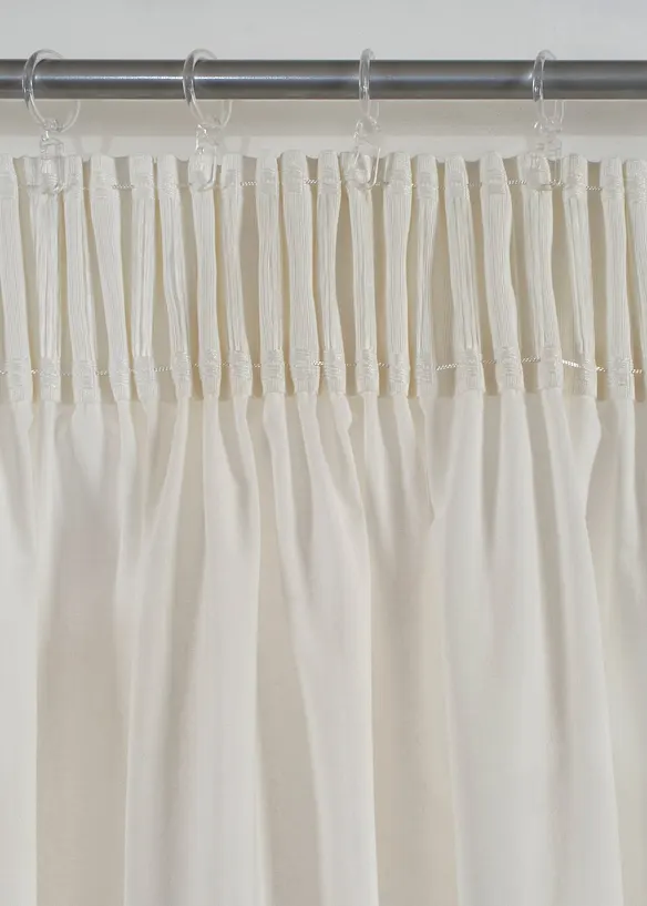 Tenda con bordi ricamati in cotone biologico (pacco da 1), bonprix