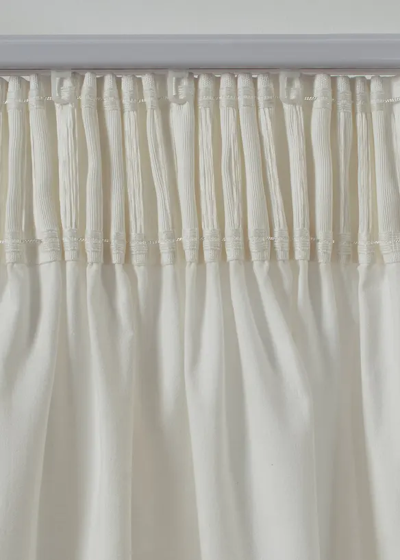 Tenda con bordi ricamati in cotone biologico (pacco da 1), bonprix