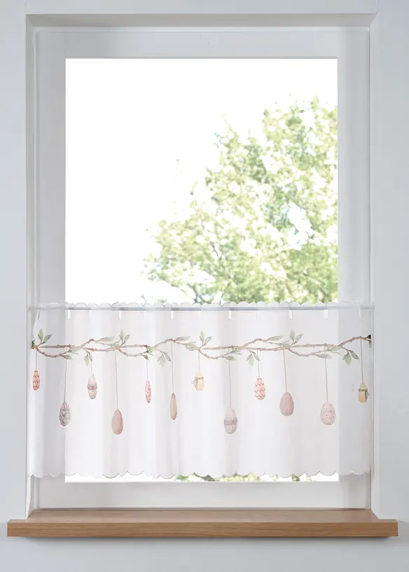 Tenda a vetro con motivo pasquale, bonprix