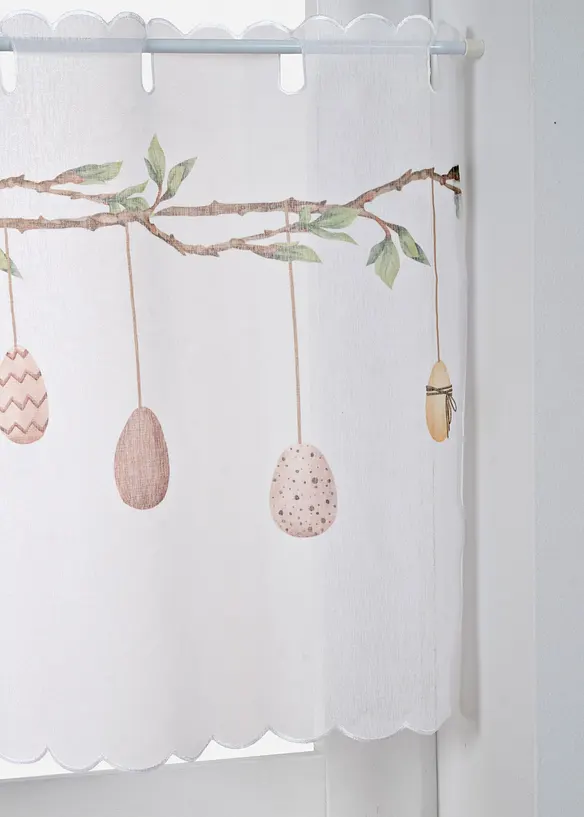 Tenda a vetro con motivo pasquale, bonprix