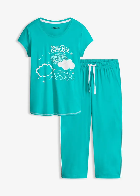 Pigiama corto in puro cotone biologico, bonprix