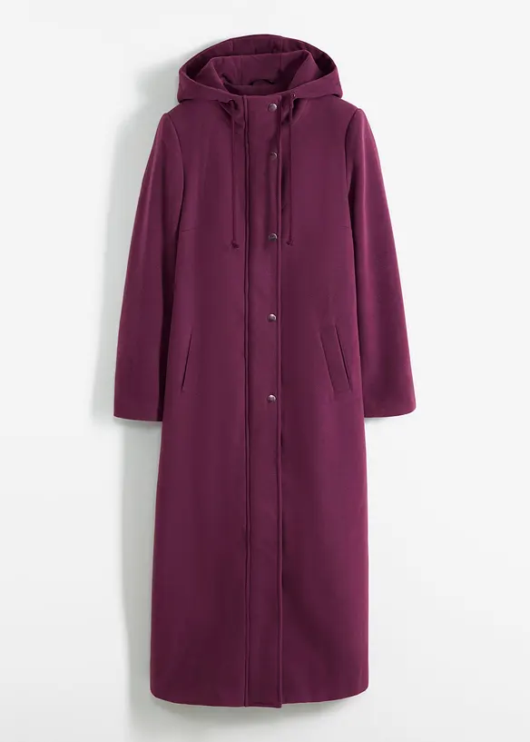 Cappotto lungo in simil lana, bonprix
