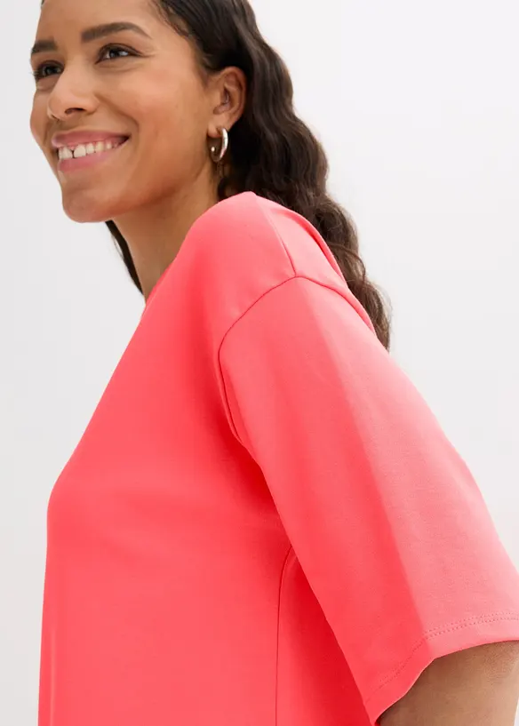 Abito oversize in maglina di cotone biologico pesante, bonprix