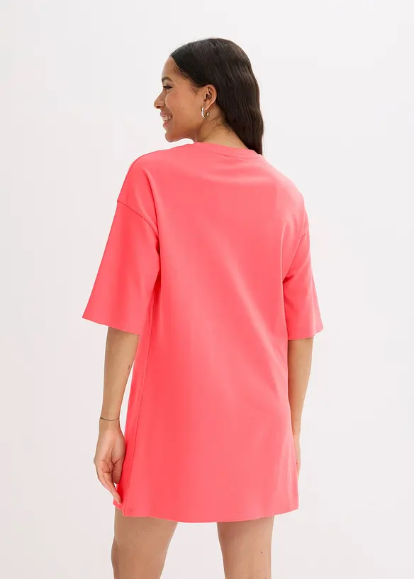 Abito oversize in maglina di cotone biologico pesante, bonprix