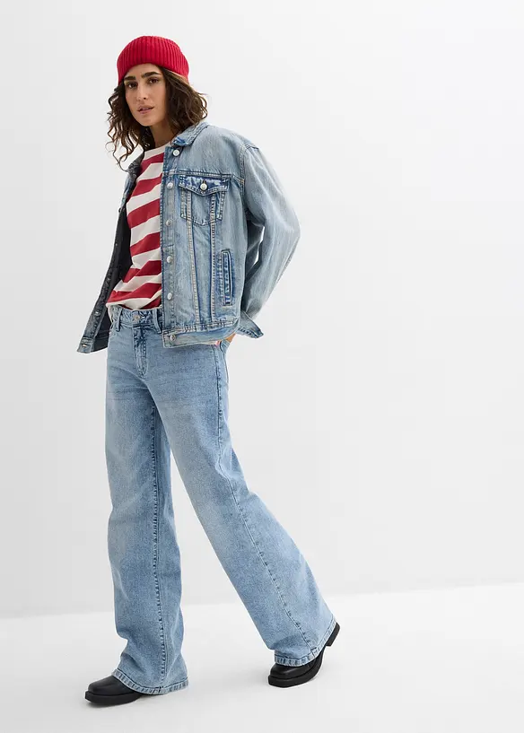 Maxi maglia in puro cotone biologico, bonprix