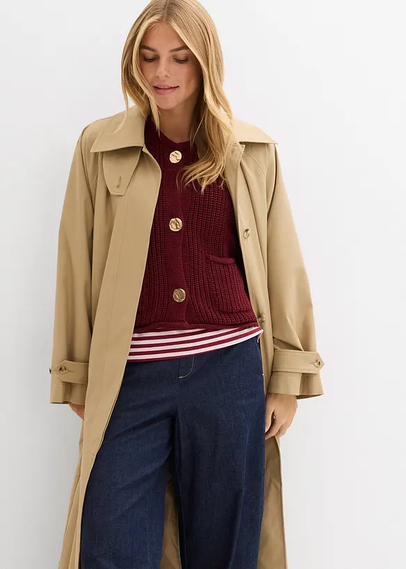 Gilet in maglia con tasche, bonprix