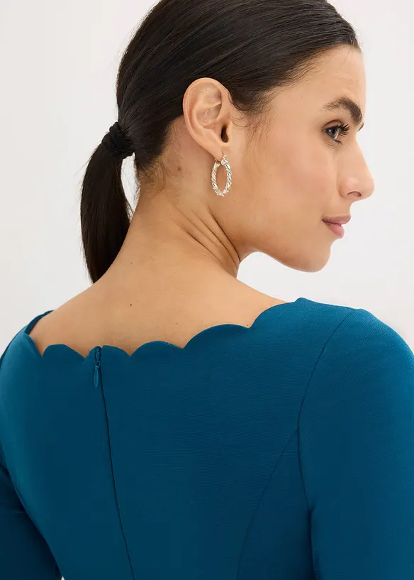 Abito a tubino in punto di Roma, bonprix