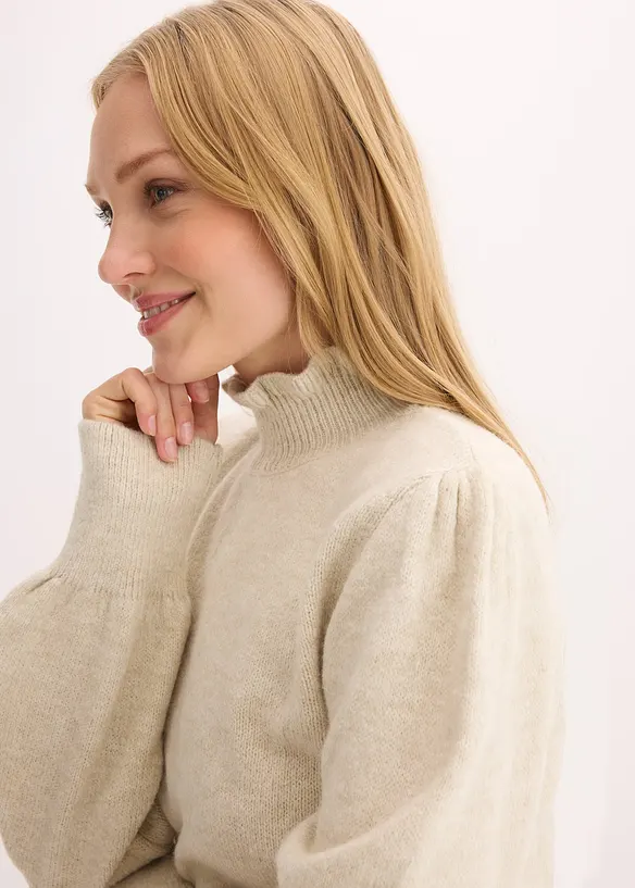 Maglione a collo alto, bonprix