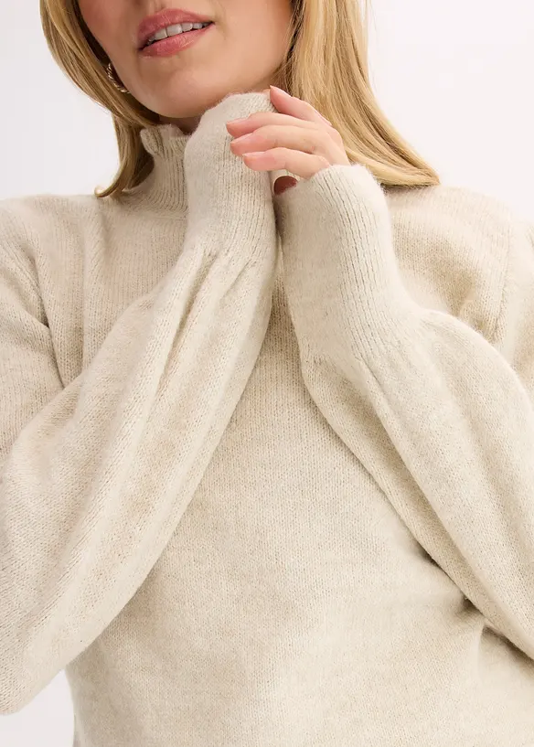 Maglione a collo alto, bonprix
