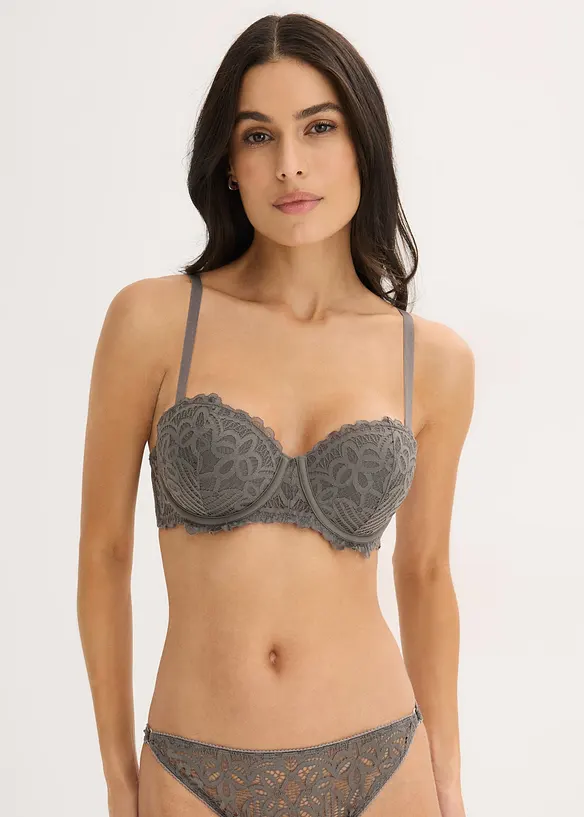Reggiseno a balconcino in pizzo, bonprix