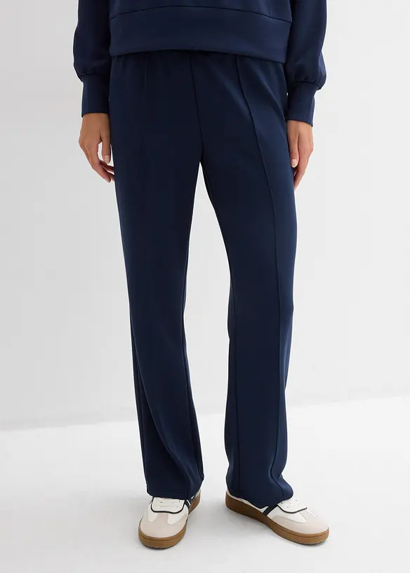 Pantaloni in felpa di misto viscosa morbido, bonprix