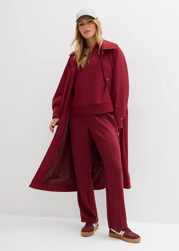 Pantaloni in felpa di misto viscosa morbido, bonprix