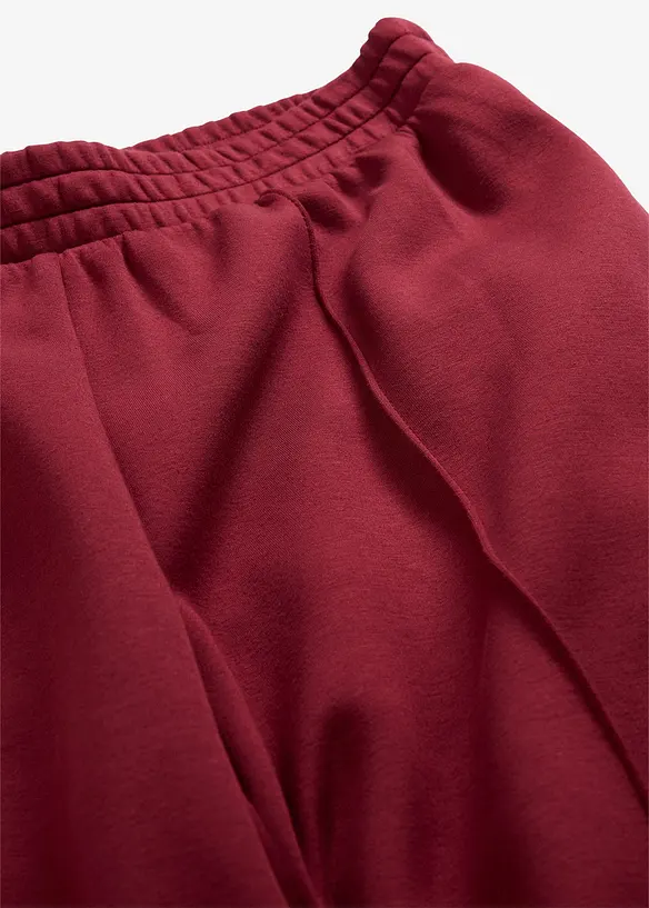 Pantaloni in felpa di misto viscosa morbido, bonprix