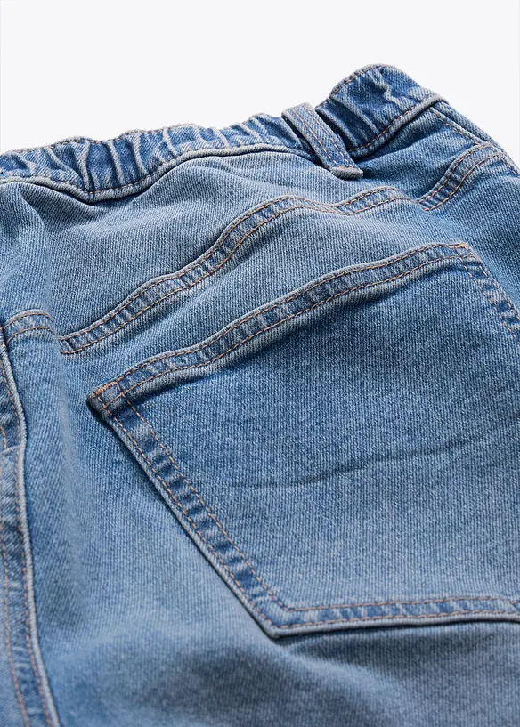 Jeans straight loose fit, vita alta, bonprix