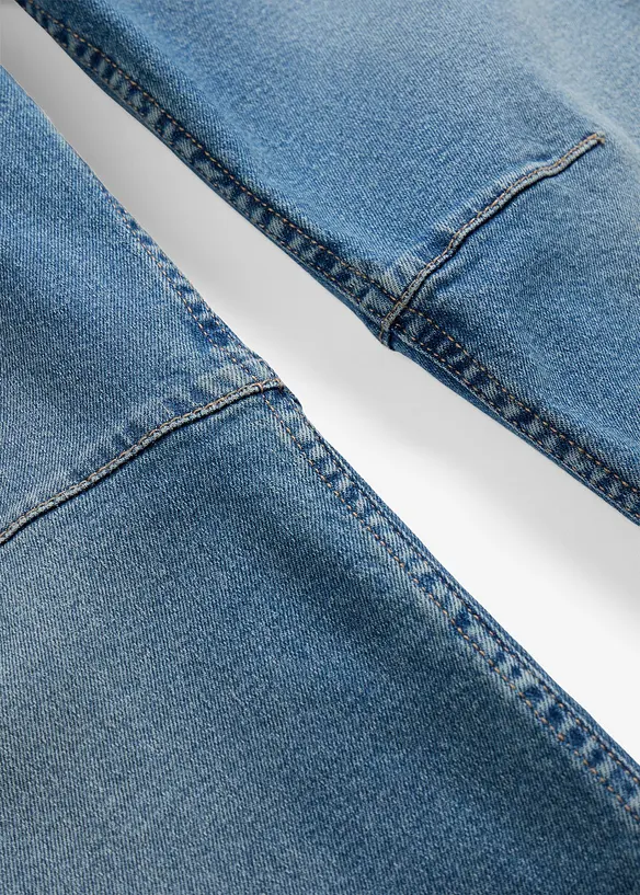 Jeans barrel, vita media, bonprix