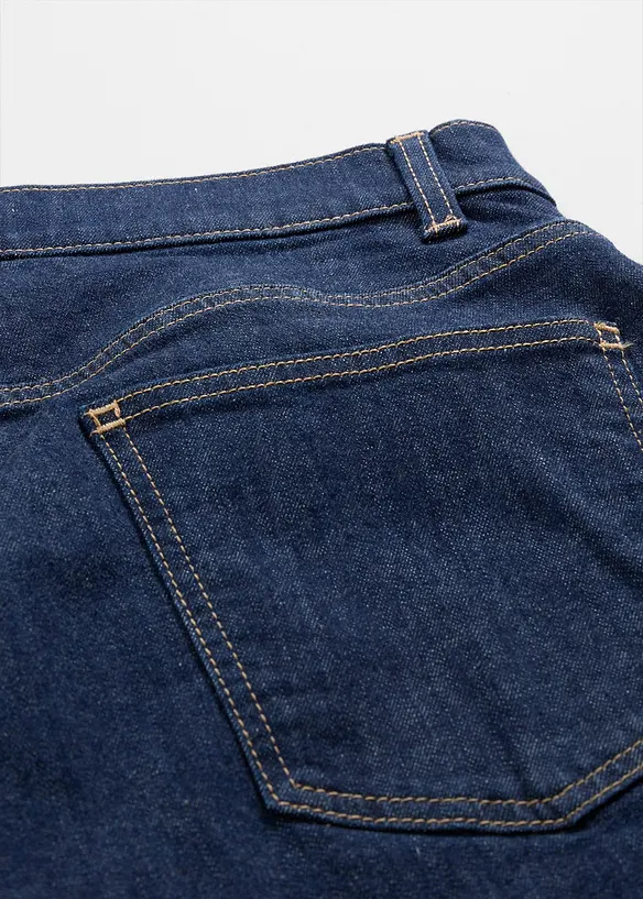 Jeans straight full length, vita media, bonprix