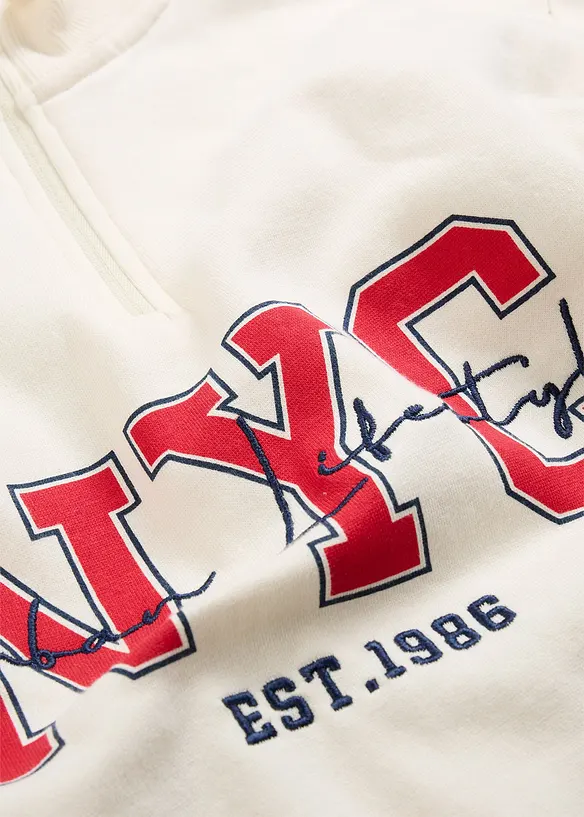 Felpa in puro cotone biologico, bonprix