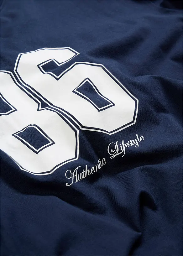 Maglia oversize a maniche lunghe in puro cotone biologico, bonprix