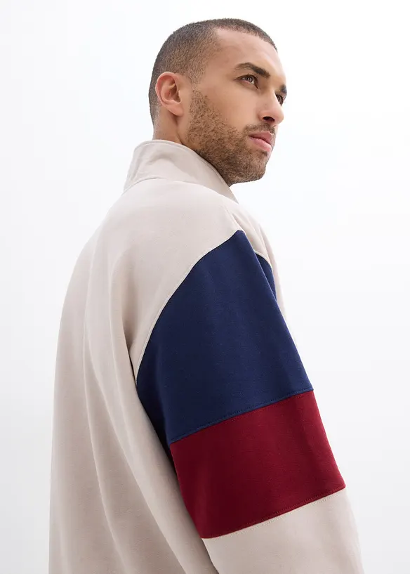 Felpa in puro cotone biologico, loose fit, bonprix