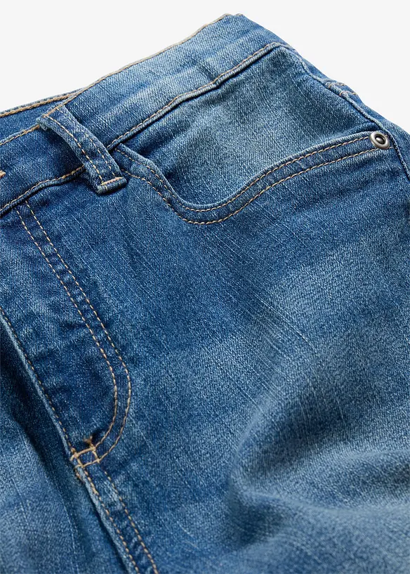 Jeans skinny elasticizzati con vita regolabile, straight, bonprix