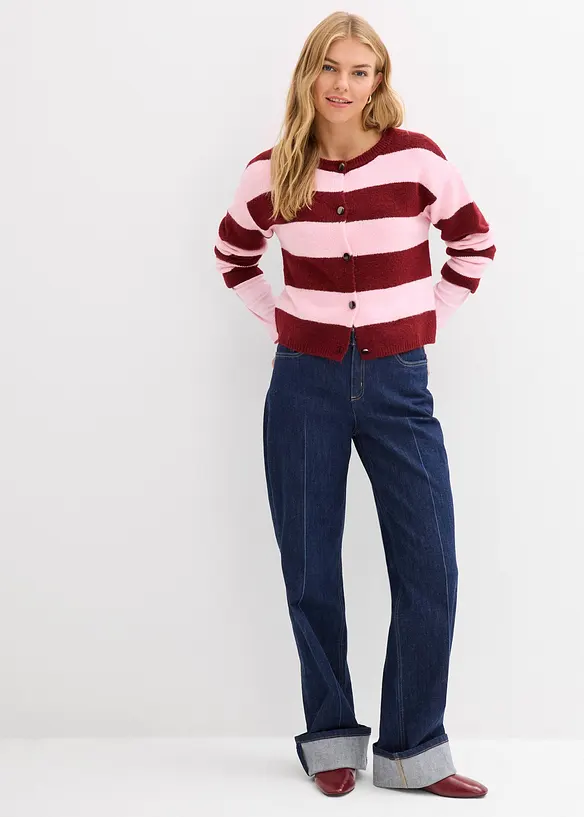 Cardigan corto in filato fine, bonprix