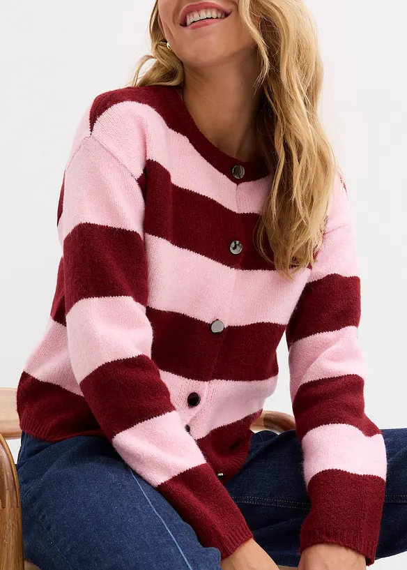 Cardigan corto in filato fine, bonprix