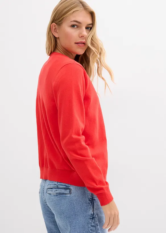 Cardigan in filato fine, bonprix