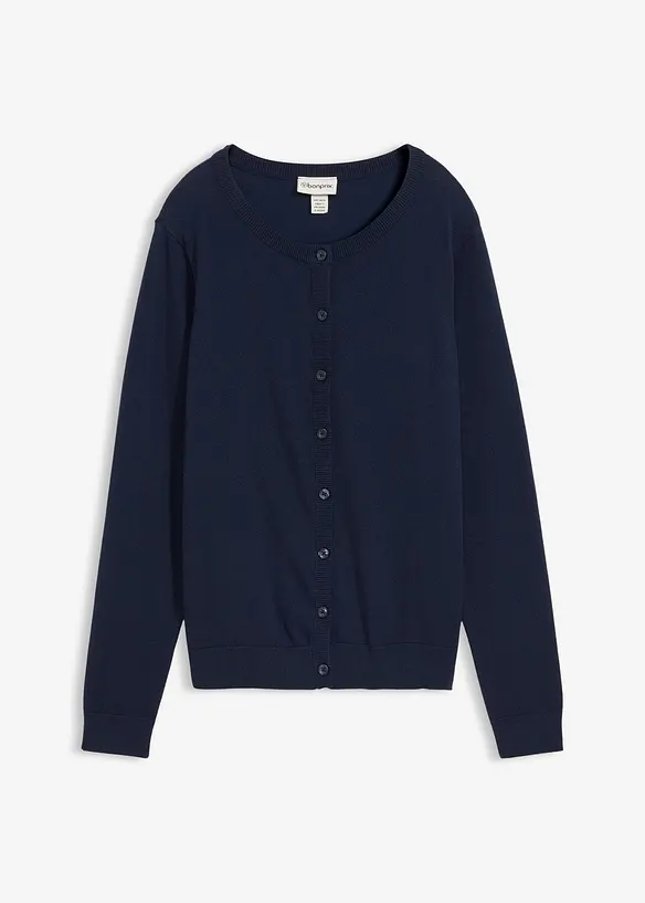 Cardigan in filato fine, bonprix