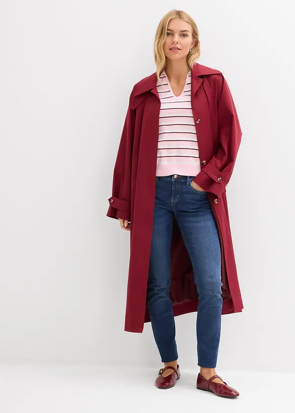 Maglione con colletto polo, bonprix