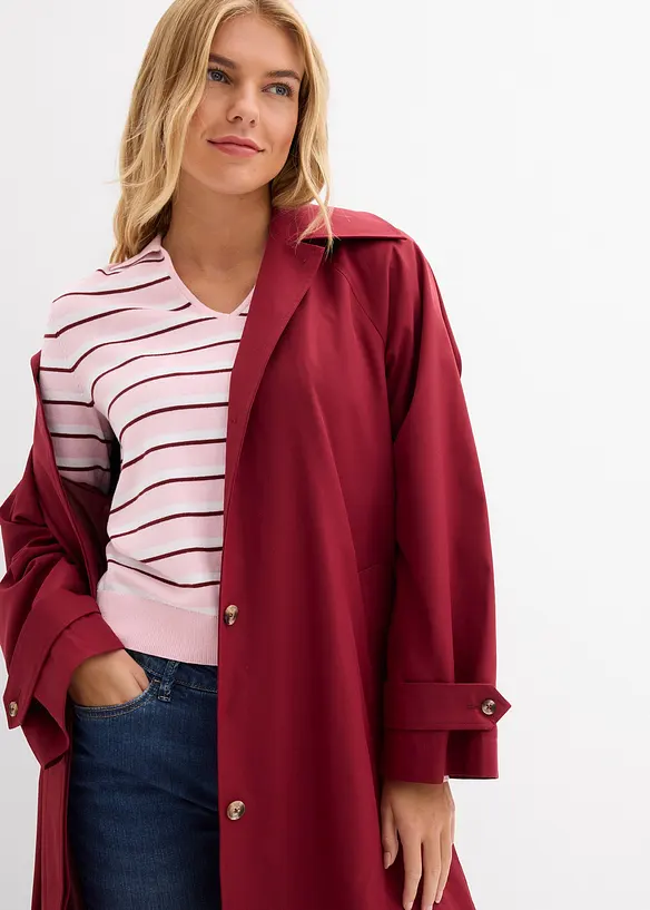 Maglione con colletto polo, bonprix