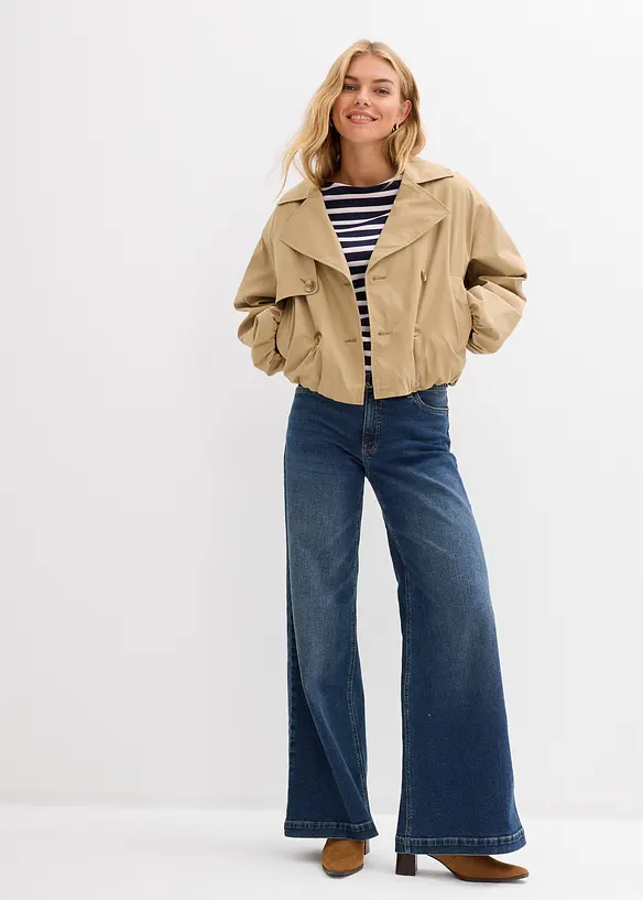 Maglia a maniche lunghe in puro cotone biologico, bonprix