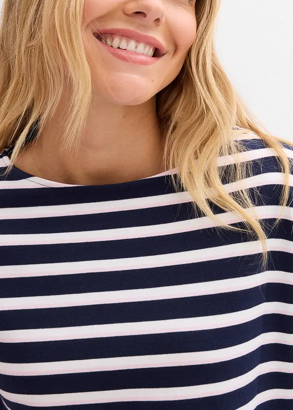 Maglia a maniche lunghe in puro cotone biologico, bonprix