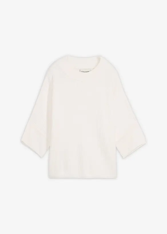 Maglione boxy in misto viscosa morbido, bonprix