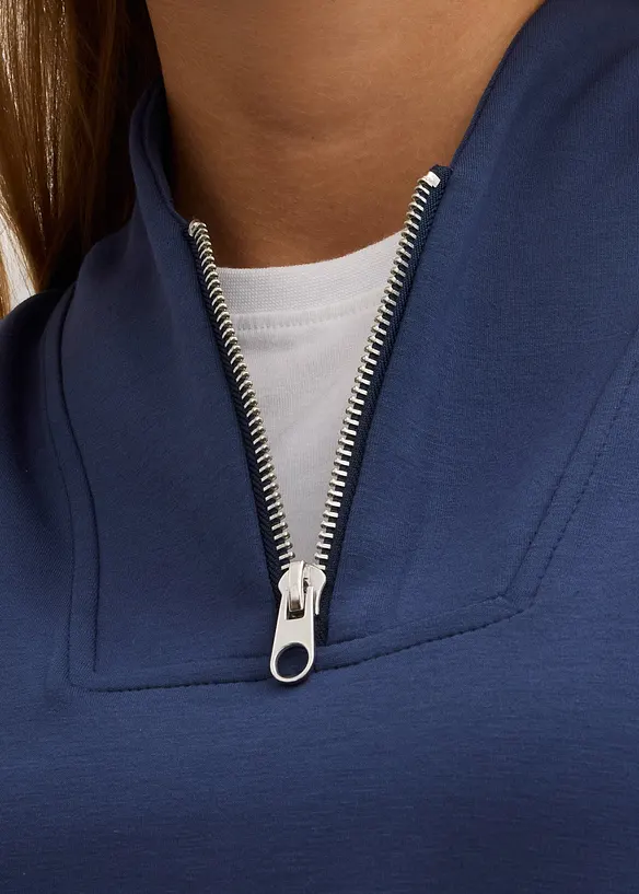 Felpa in misto viscosa morbido, bonprix