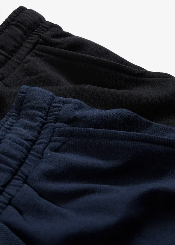 Pantaloni da jogging in misto cotone (pacco da 2), bonprix