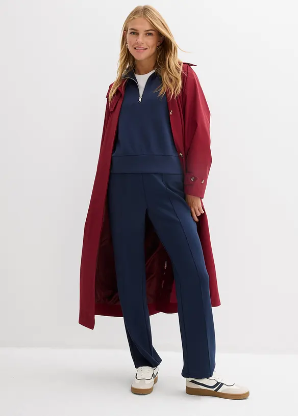 Felpa morbida effetto neoprene, bonprix