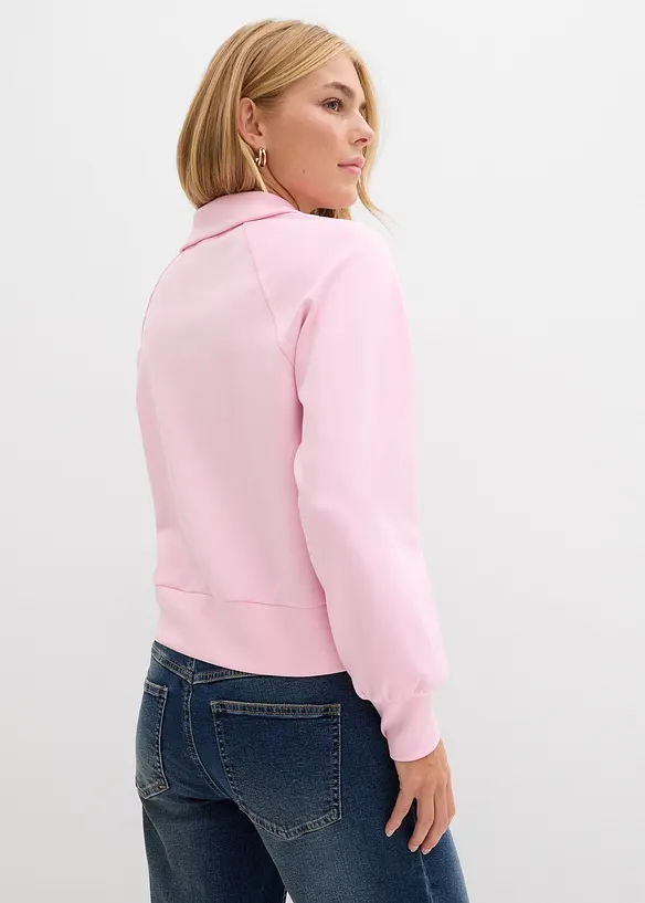 Felpa morbida effetto neoprene, bonprix