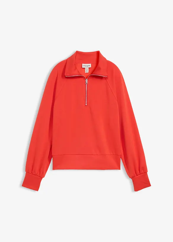 Felpa morbida effetto neoprene, bonprix