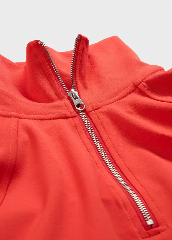 Felpa morbida effetto neoprene, bonprix